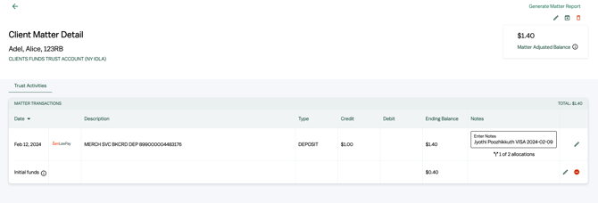 8am Lawpay transaction tag