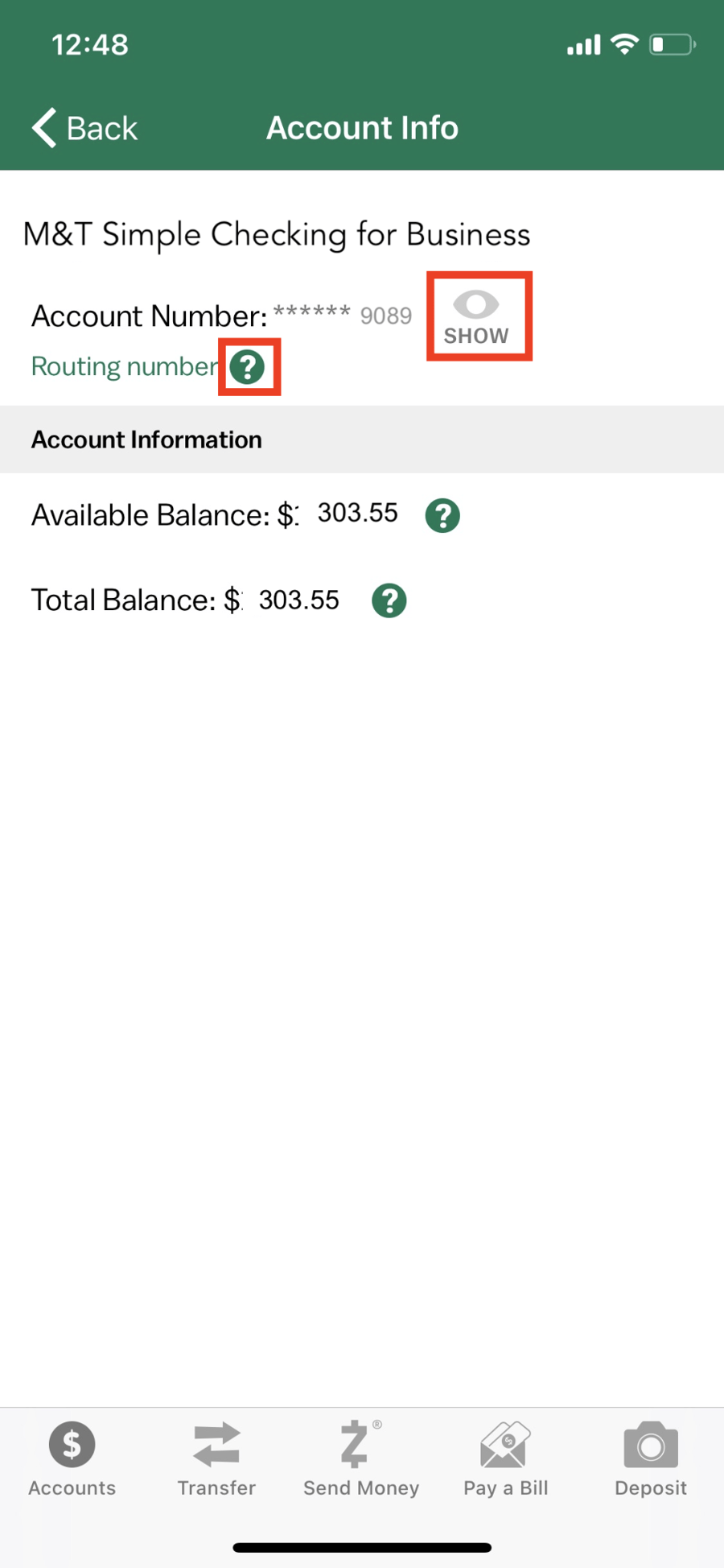 What is my routing and account number?