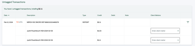 Lawpay transaction